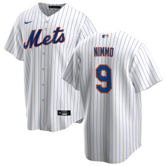 New York Mets 9 Brandon Nimmo White Nike Cool Base Jersey->customized nfl jersey->Custom Jersey